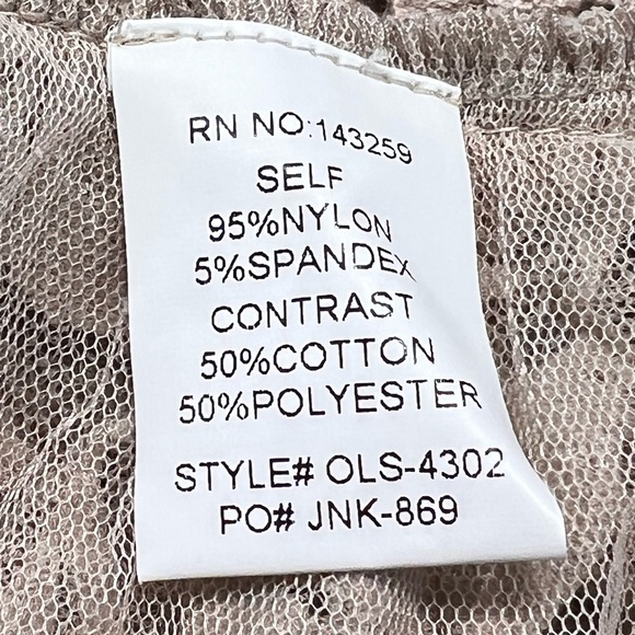 Origami by Vivien Floral Lace Hi Low Duster Boho Fairy Whimsy One Size - Picture 5 of 12